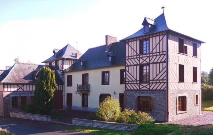 Bed and Breakfast Le Manoir Des Arts Saint-Samson-de-Bonfossé Exterior foto
